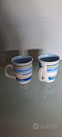 set da 2 tazze in ceramica 