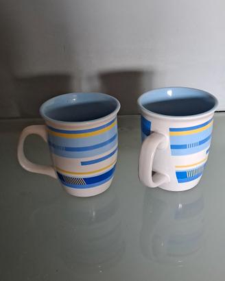 set da 2 tazze in ceramica 