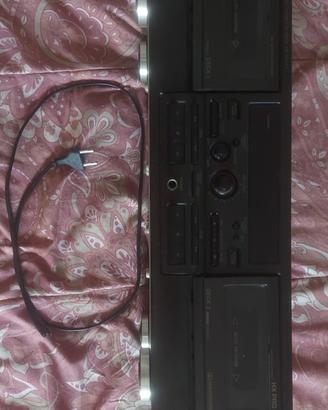 piastra doppia cassette technics  RS-TR474 + cavi 