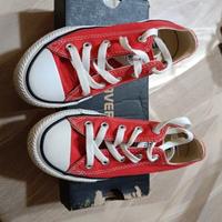 SCARPE CONVERSE ROSSE X BAMBINI 