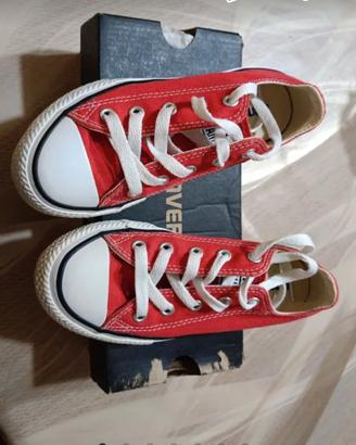 SCARPE CONVERSE ROSSE X BAMBINI 
