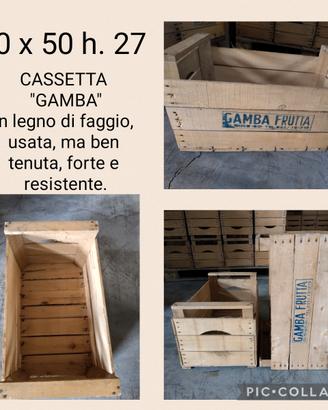 Cassette VINTAGE legno frutta