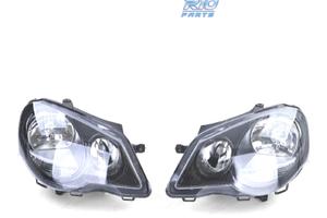 FARI VOLKSWAGEN VW POLO 9N3 05-09 COLORE NERO OPAC