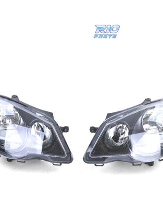 FARI VOLKSWAGEN VW POLO 9N3 05-09 COLORE NERO OPAC
