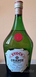 Vecchia bottiglia Stock Orange Brandy 75cl Gr.35