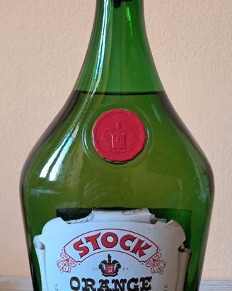 Vecchia bottiglia Stock Orange Brandy 75cl Gr.35