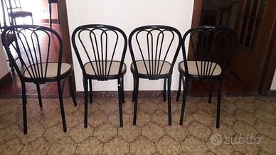 4 Sedie in ferro
