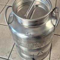 fusto inox 25 Lt