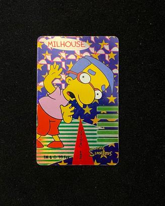 Milhouse carta Foil N10 The Simpsons