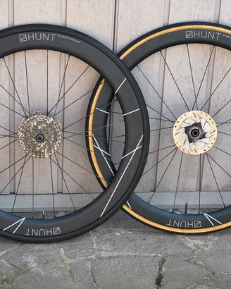 Ruote Hunt Carbon Profilo differenziato 45/55
