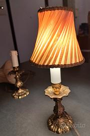 coppia di abat jour vintage anni '60