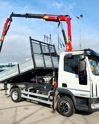 IVECO EUROCARGO 80E17 ribaltabile + gru e JIB