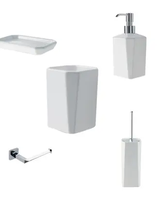 SET ACCESSORI PER BAGNO MODERNI LINEA DIVA