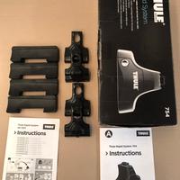 Thule 754 piedi rapid system + kit 1323