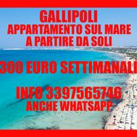 Gallipoli economica casa vacanze 50 metri dal mare