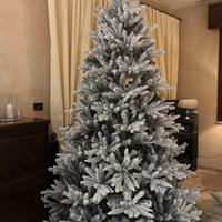 Albero di natale innevato 240cm