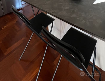 3 sgabelli Ikea FRANKLIN neri