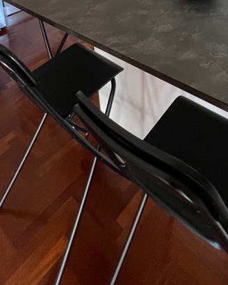 3 sgabelli Ikea FRANKLIN neri