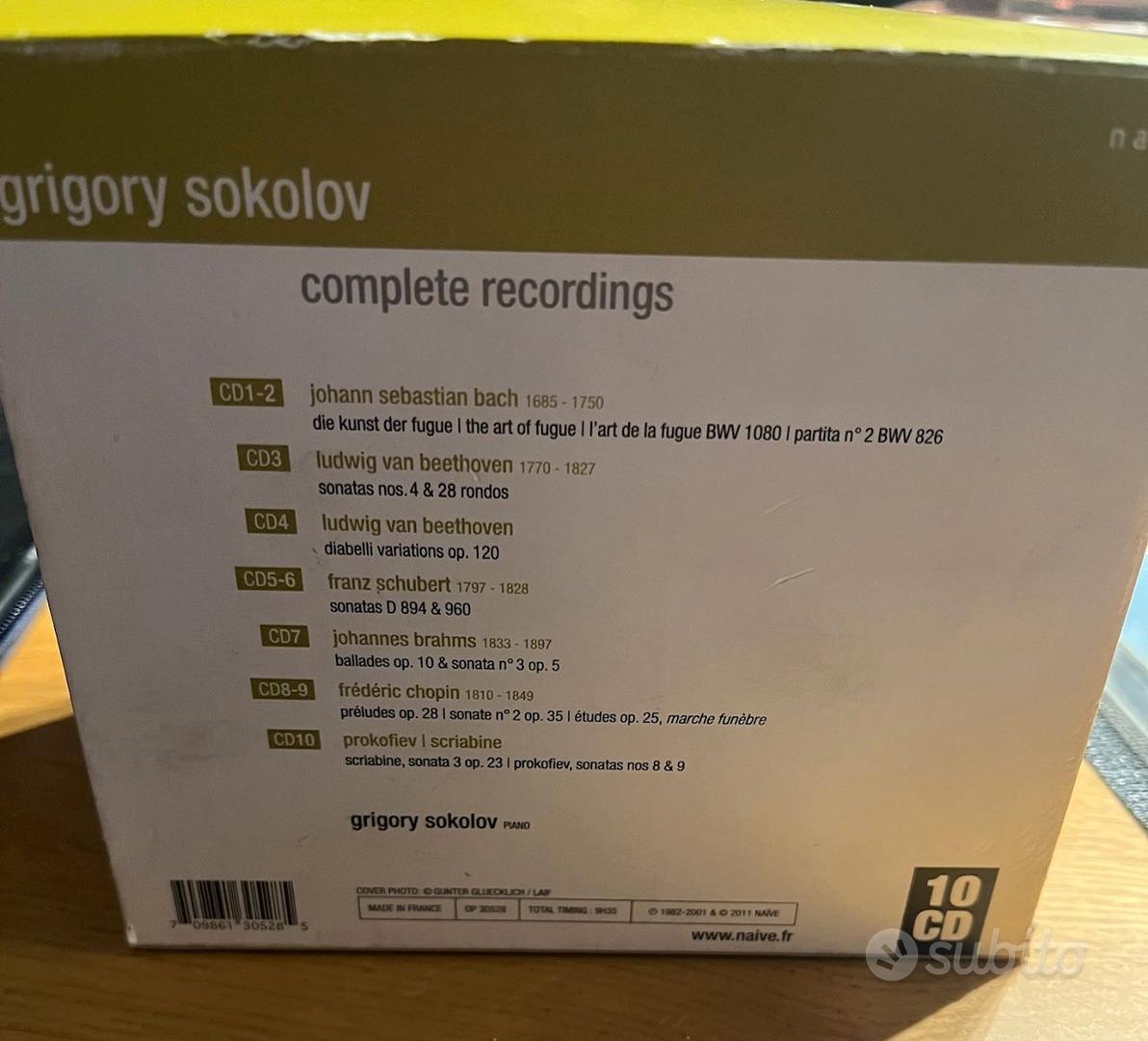 Grigory Sokolov – Complete Recordings (10 CD) - Musica e Film In