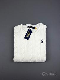 maglione Ralph Lauren bianco taglia S