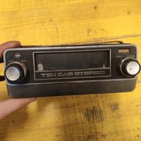 Autoradio Vintage TEN car stereo anni 70 modello L