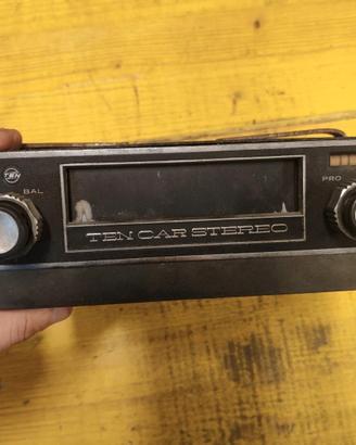 Autoradio Vintage TEN car stereo anni 70 modello L