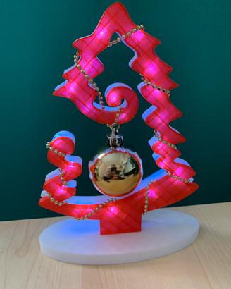 Alberello Natale illuminato 3D