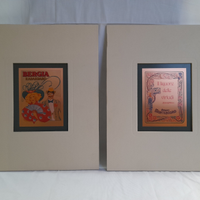 Litografie Amaro Montenegro e Bergia Rabarbaro