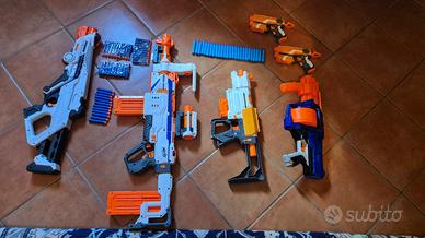 Lotto di nerf con proiettili