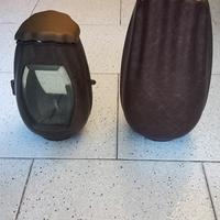 vaso e lampada cimiteriale