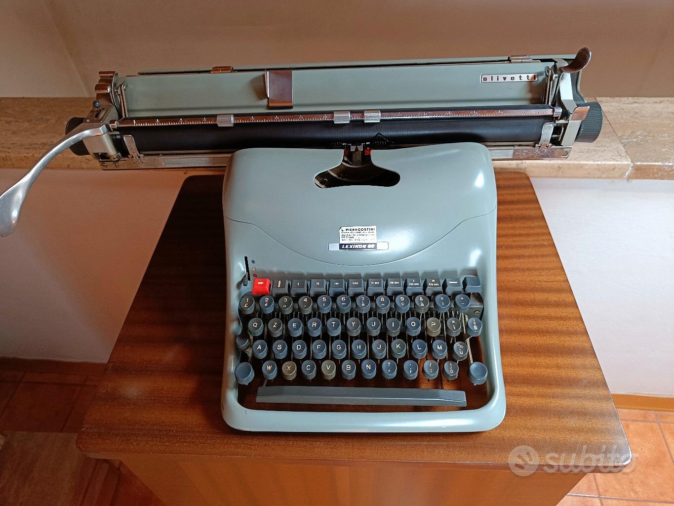 Macchina da scrivere Vintage della Olivetti LEXICON80