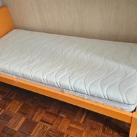Letto singolo piu materasso e rete