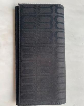 Portafoglio Balenciaga nero in tela con logo
