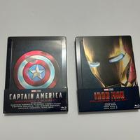 Steel Book Capitan America ed Iron Man Blue Ray