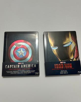 Steel Book Capitan America ed Iron Man Blue Ray