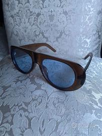 OCCHIALE DA SOLE LENTE AZZURRA