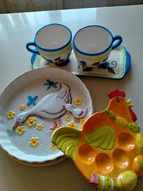 pirofila vassoi tazze