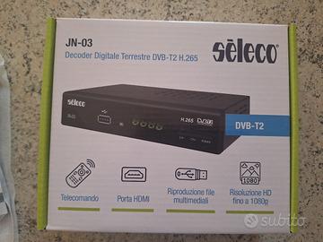 Decoder Digitale terrestre DVB-T2 Seleco
