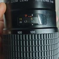 zoom chinon  70-210 f 4.5 attacco pentax k elettri