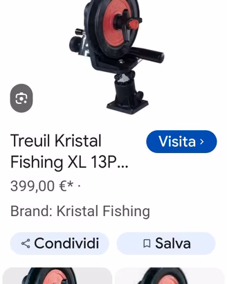 Affondatore per pesca a traina Kristal Fishing