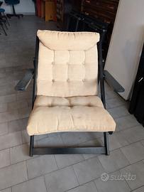 4 sedie + tavolino pieghevoli