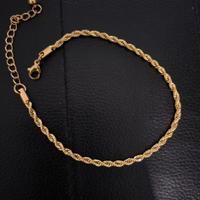 Bracciale placcato oro 20cm