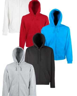 FELPA CON CAPPUCCIO CERNIERA E TASCHE HOODIES 