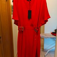 vestito lougette rosso tg s