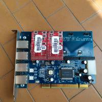 Scheda pci voip digium tdm400p