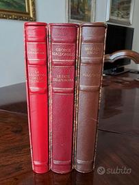 3 libri rilegati, con cofanetto editoriale