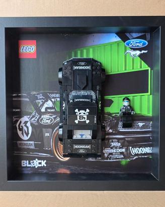 Cornice Display Case Cadre LEGO Ken Block Mustang