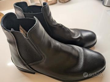 Stivaletti equitazione pelle 37 + ghette 10 anni