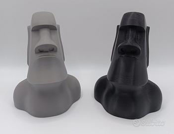 Testa Moai Isola di Pasqua Statua Scultura Deco