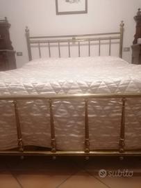 letto matrimoniale in ottone